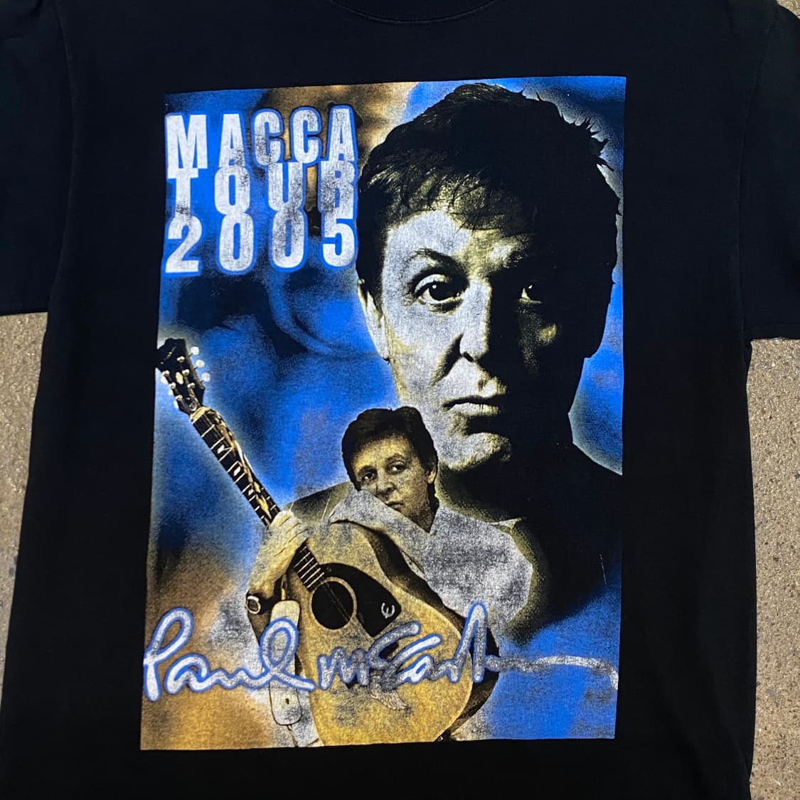 미국 빈티지 마카 MACCA 2005 투어티 락티셔츠 반팔티 상품이미지2