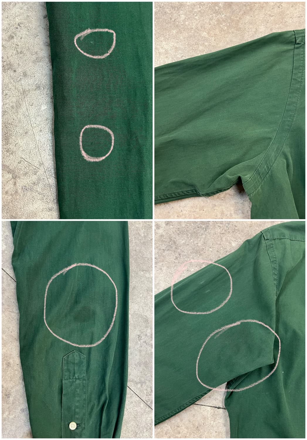 폴로 랄프로렌 클래식핏 셔츠 그린 S #csz3948 상품이미지10