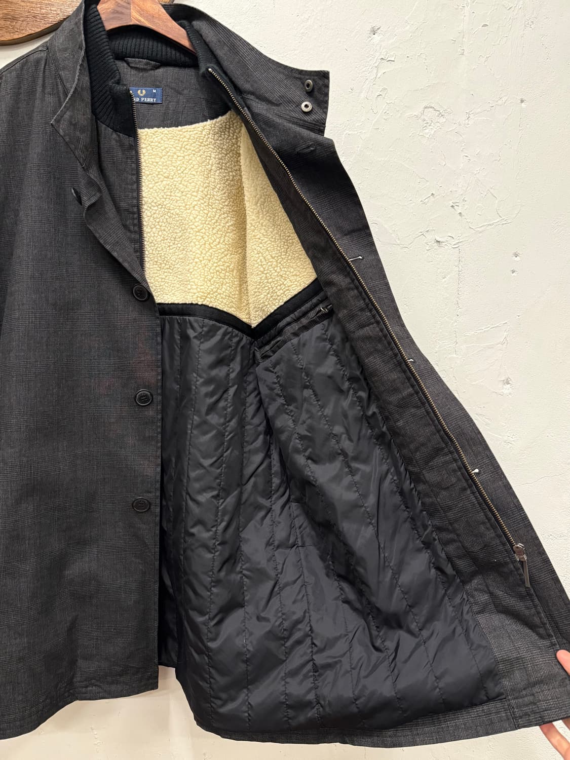 M) Fred Perry Quilted Lined Coat 상품이미지4