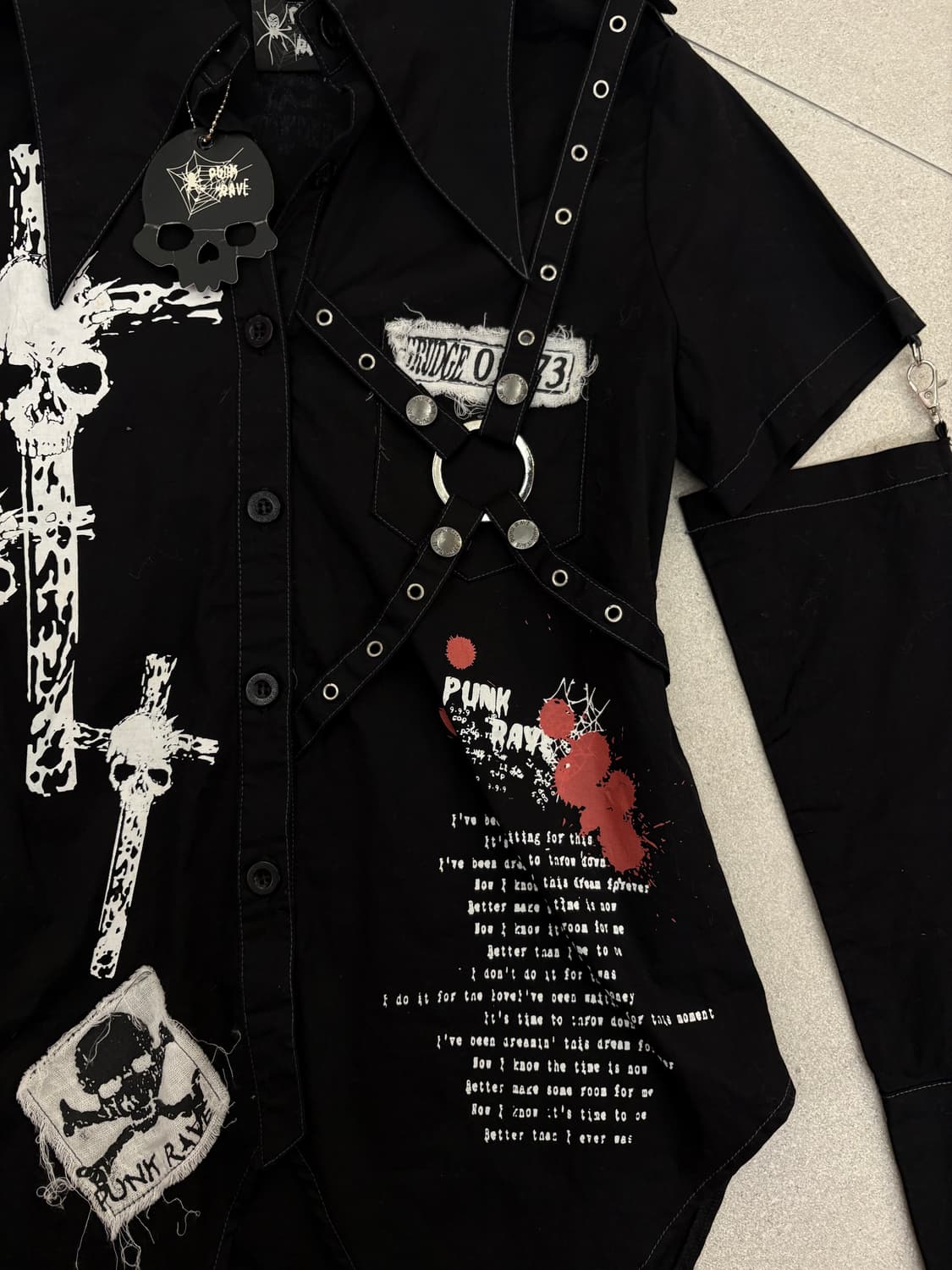 펑크 레이브 셔츠 상품이미지4