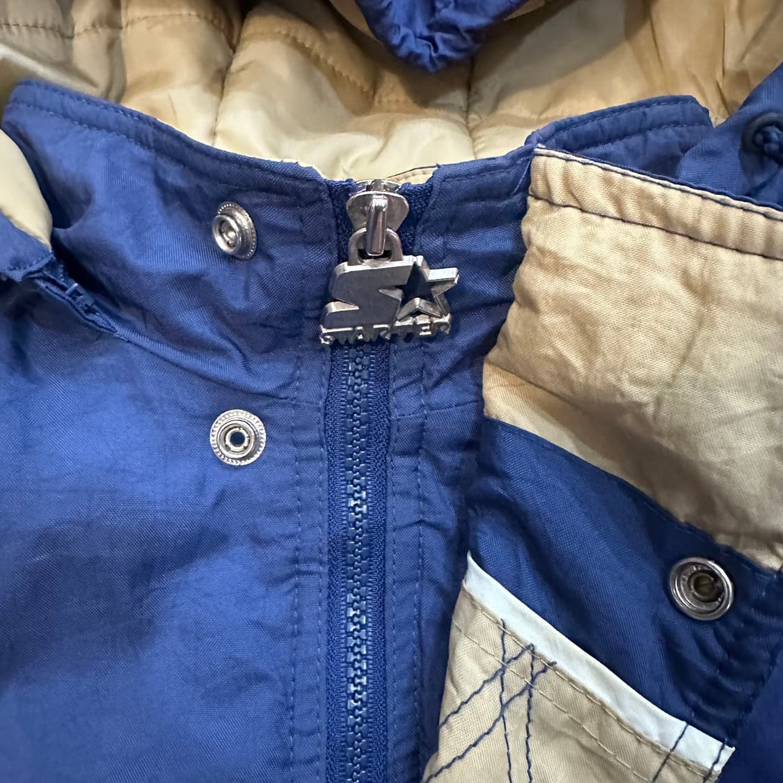 스타터 90s 노트르담 아이리쉬 후드 아노락 점퍼L 상품이미지6