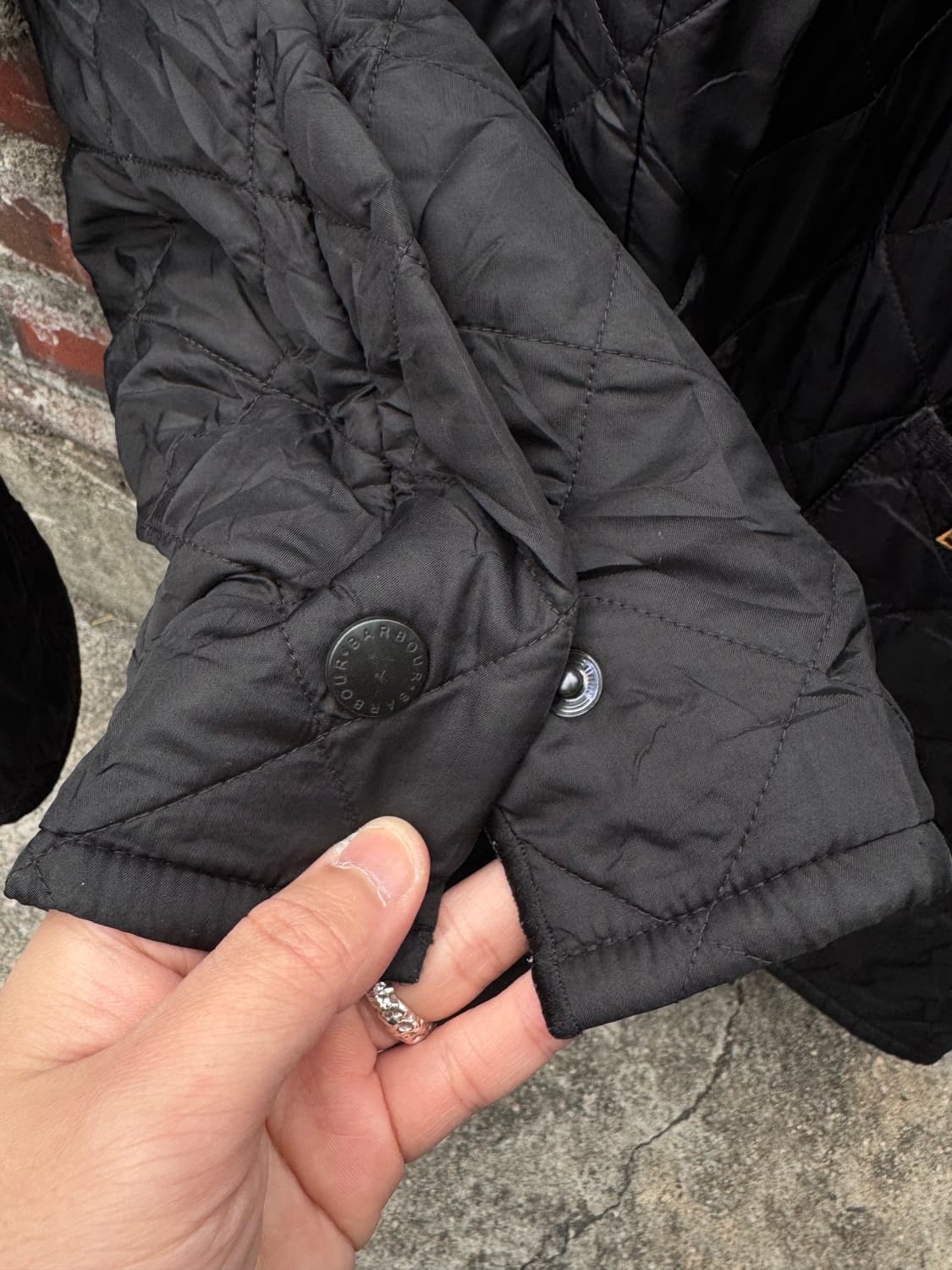 Barbour 바버 코듀로이 카라 퀼팅자켓  상품이미지7