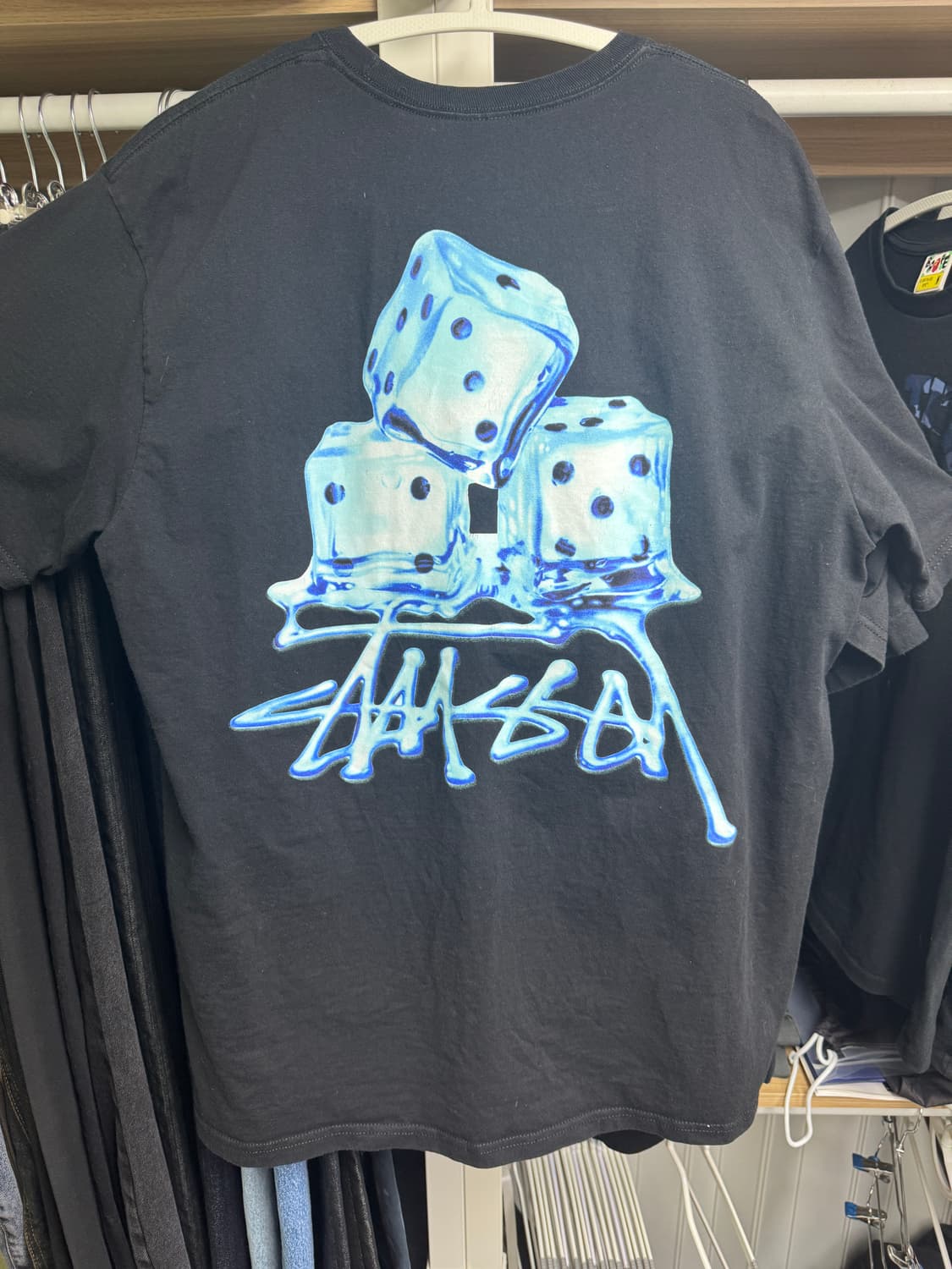 스투시 아이스 다이스 백프린팅 반팔 상품이미지2