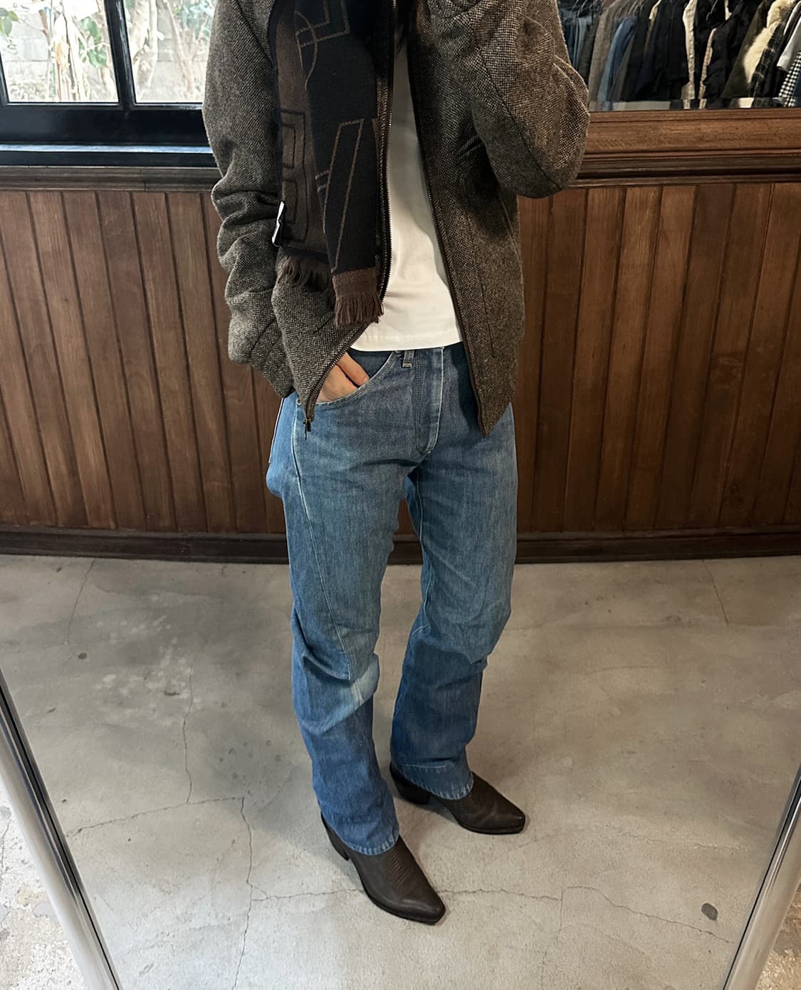 LEVI'S engineered regular blue jeans w28 상품이미지9