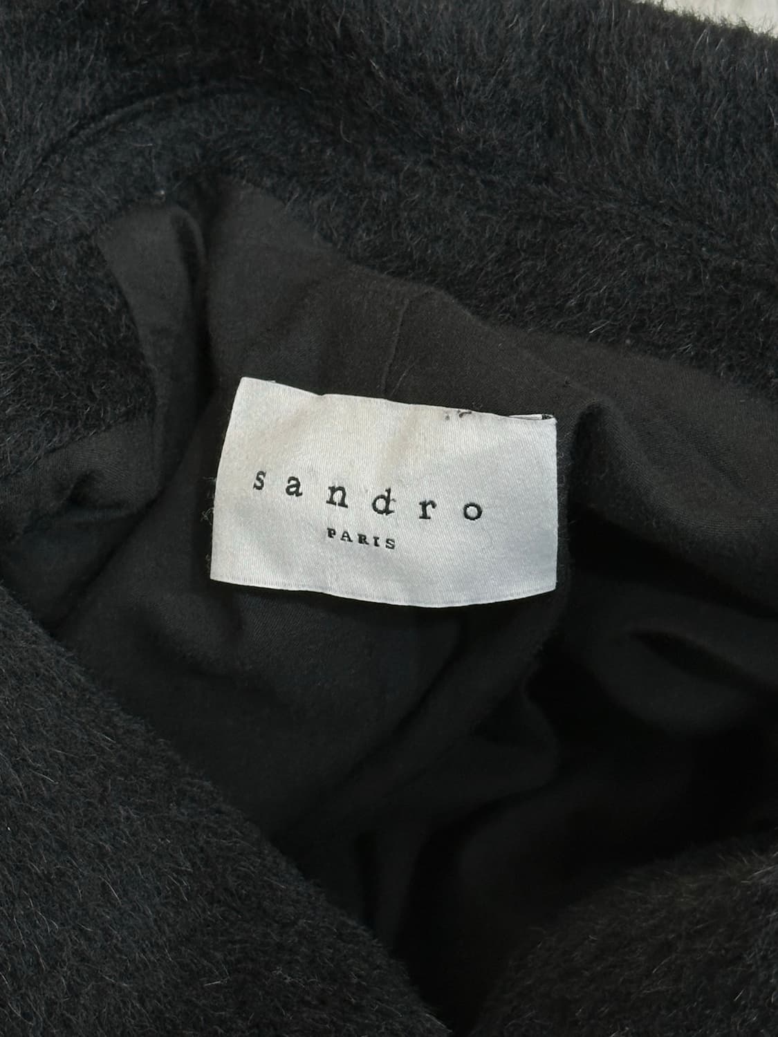 산드로 라마 울 코트 상품이미지8