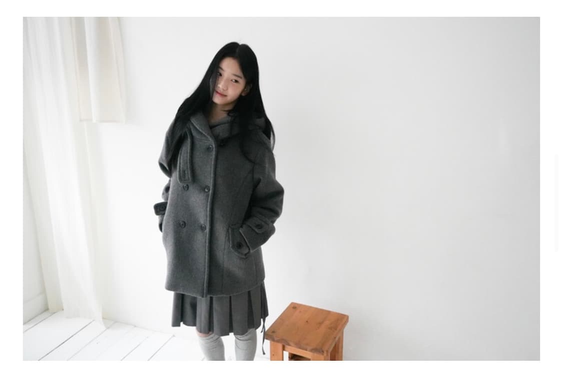 인앤양인하모니 미야 코트 차콜 miya coat charcoal 상품이미지3
