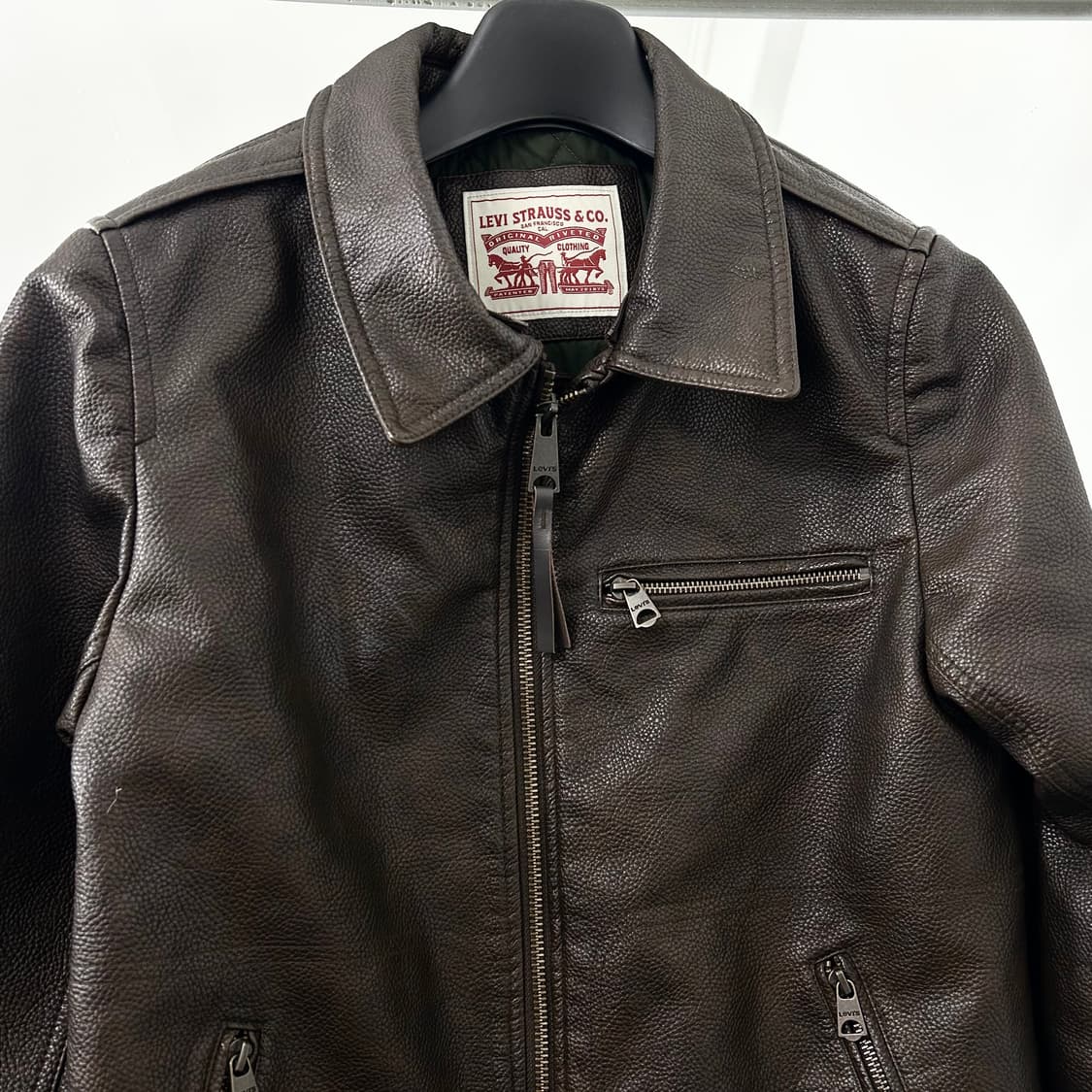 리바이스 레더 쉐르파 자켓 상품이미지6