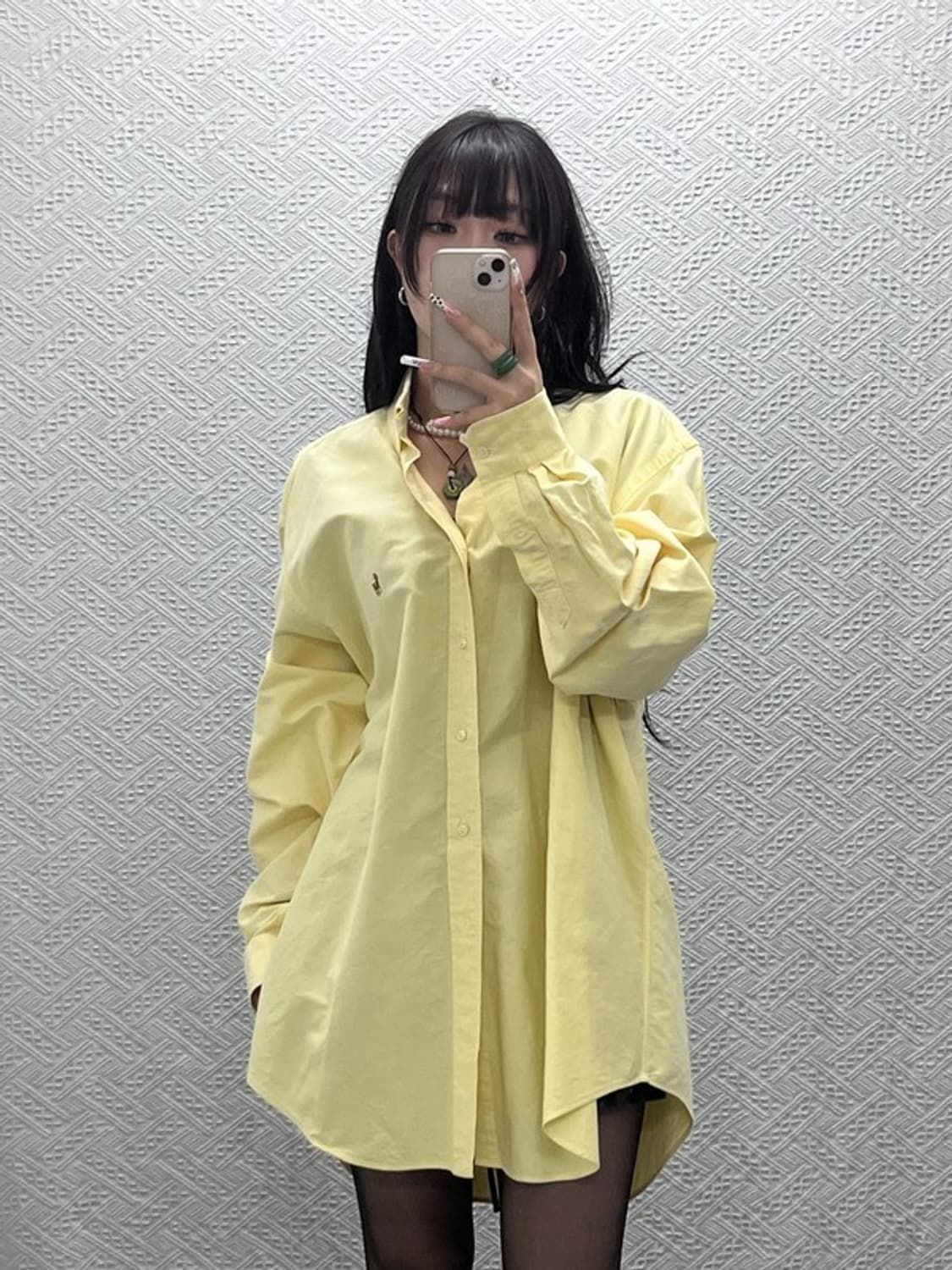 폴로 랄프로렌 빈티지 레트로 빅사이즈 연노랑 셔츠 115 C11064 상품이미지1