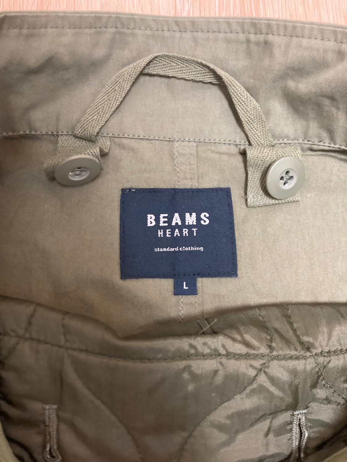 빔즈 숏 m65 올리브 L (내피 포함) 상품이미지5