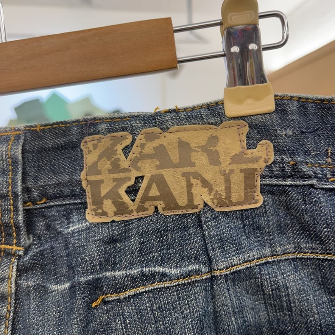 칼 카니 올드스쿨 스트릿 빈티지 백패치 데님팬츠 92 C09068 상품이미지5