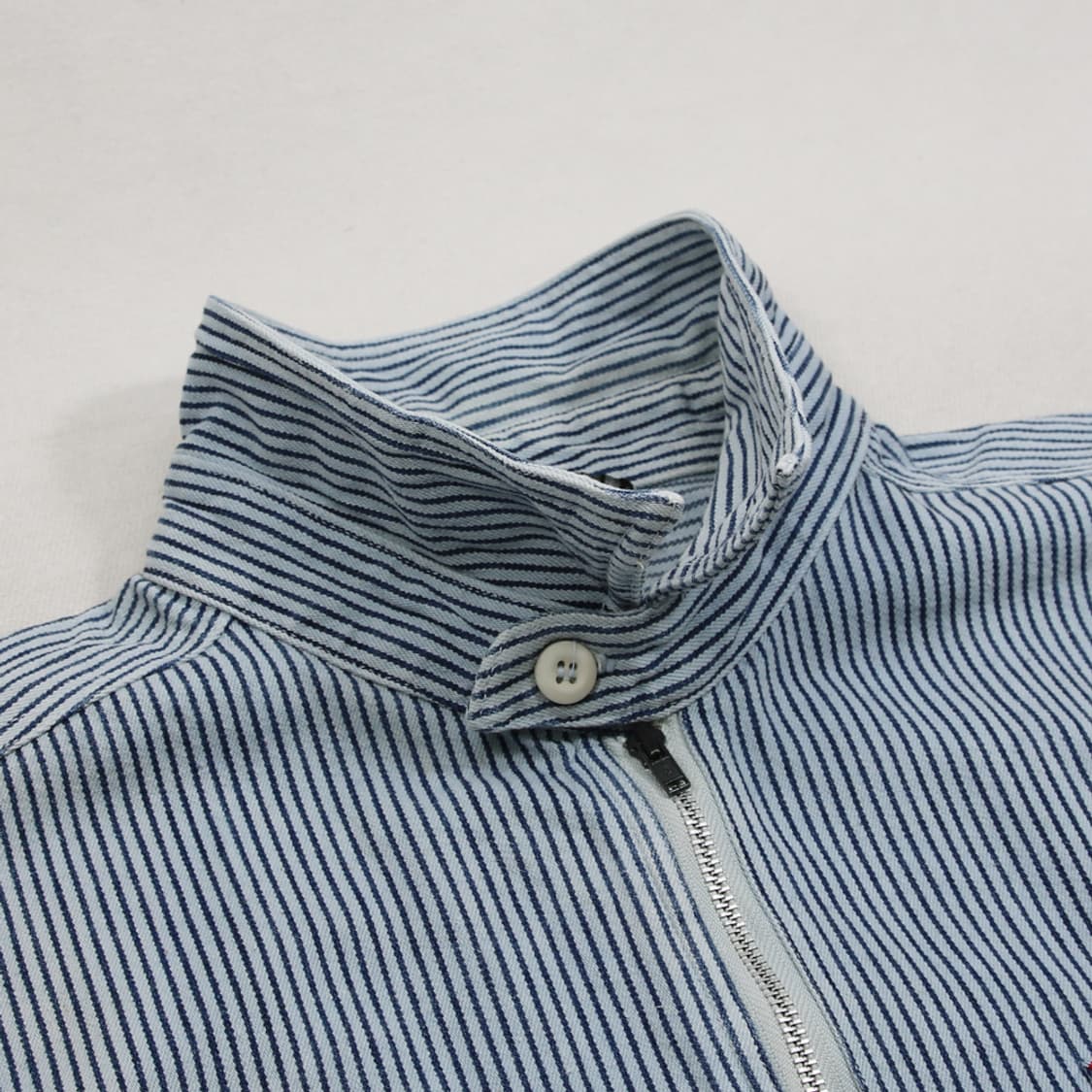 (착용컷) ROUGHNECK 워크 하프 집업 셔츠 (남성용 100) 상품이미지7