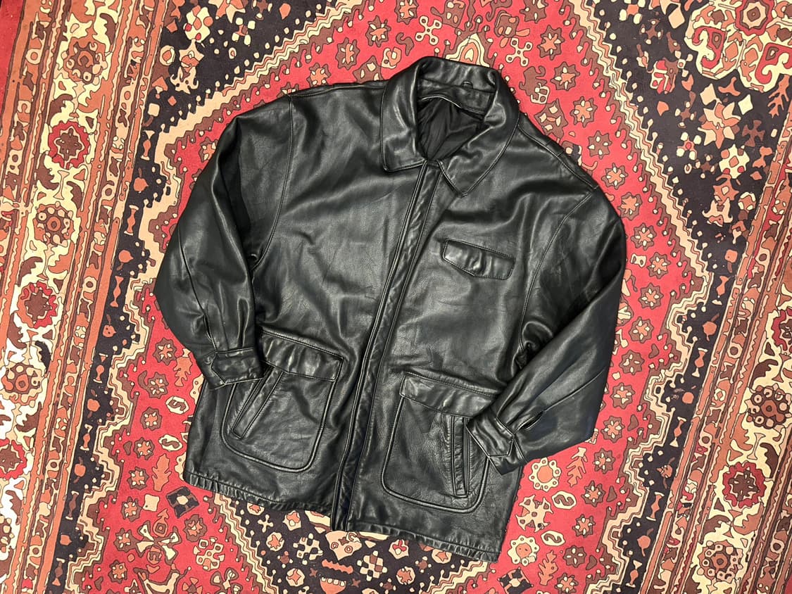 ( L ) 가죽코트 가죽자켓 가죽하프 가죽카코트 빈티지가죽 상품이미지1