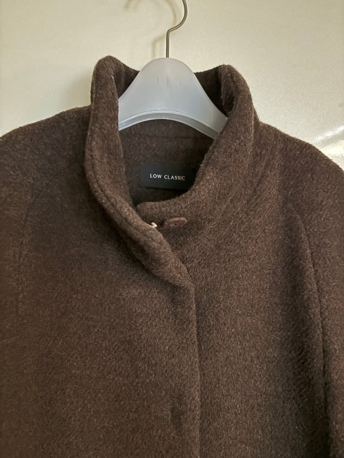 로우클래식 하이넥 코트 상품이미지4