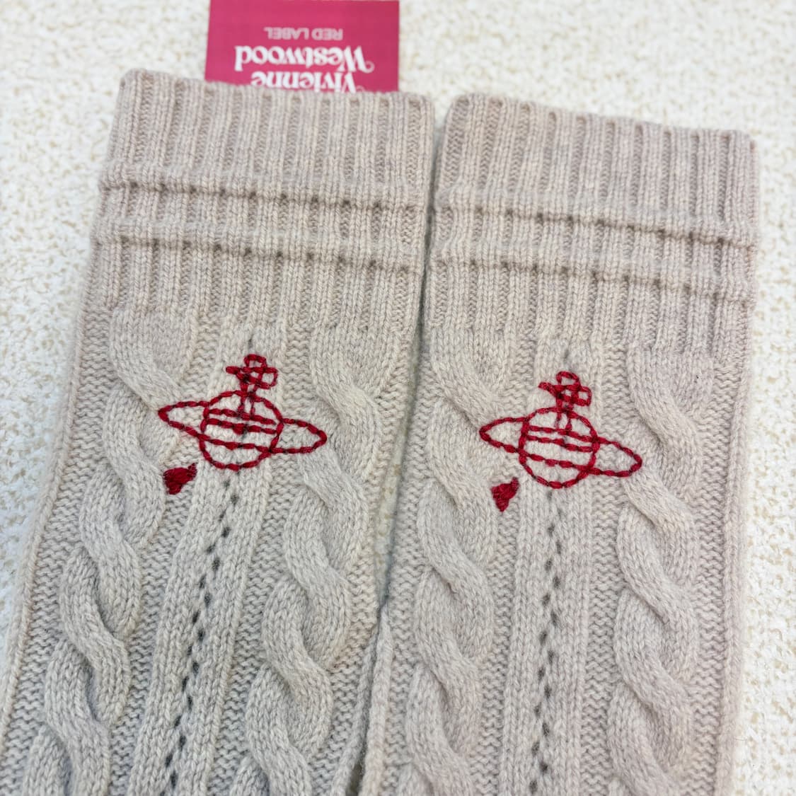 비비안웨스트우드 케이블 니트 핸드 암워머 상품이미지2