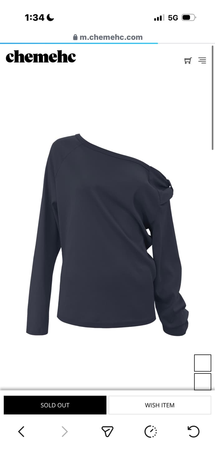 (구해요) 체메씨 Bow one off shoulder  상품이미지1