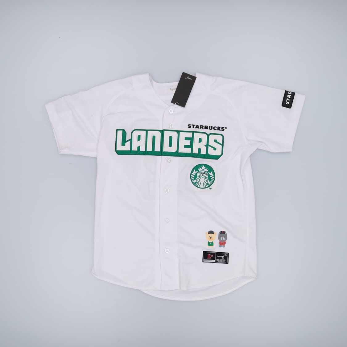 100 새상품 랜더스X스타벅스 반팔 0410H1 상품이미지1