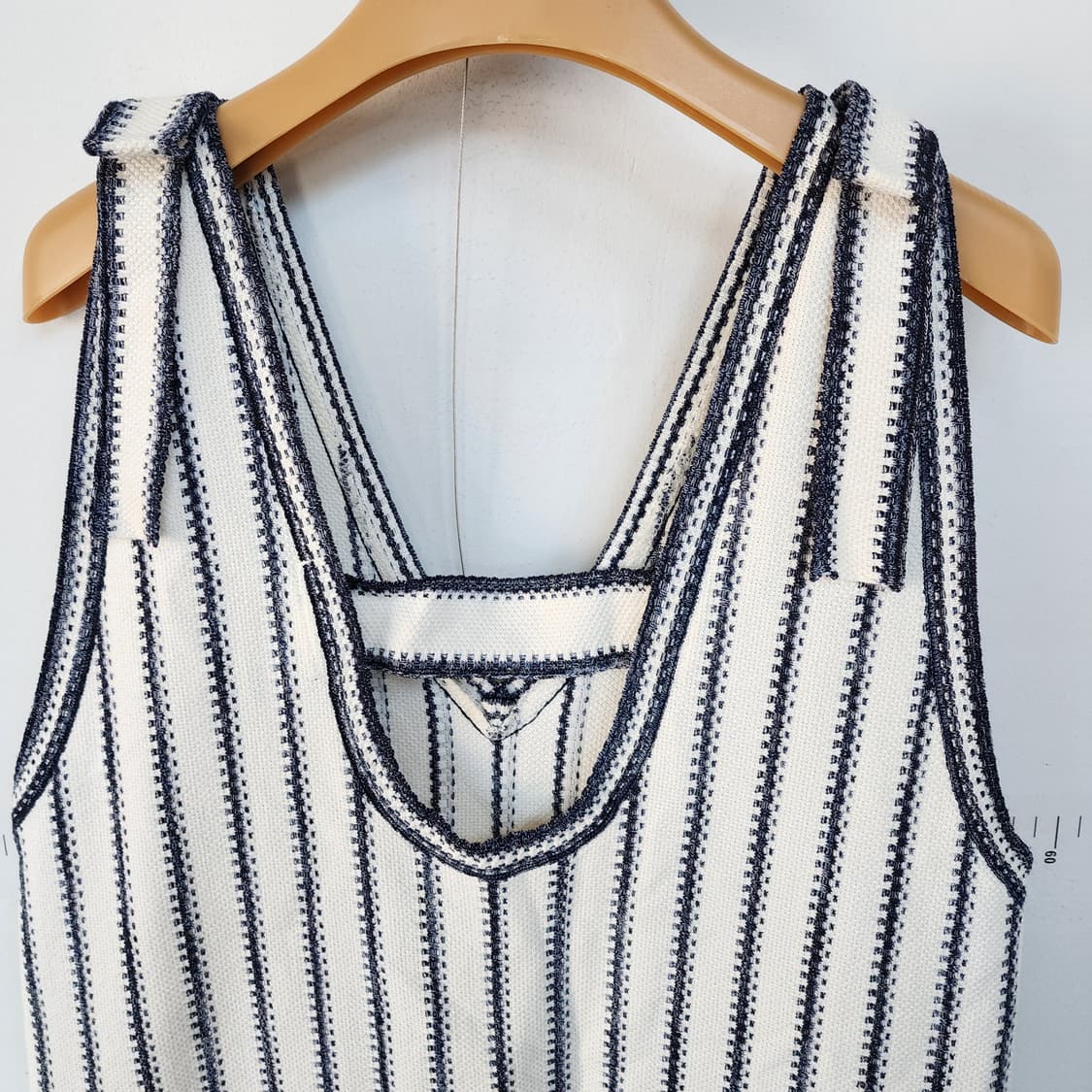 율라존슨 스트라이프 니트 민소매 원피스 상품이미지4