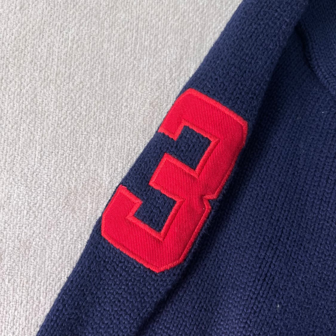 100 폴로랄프로렌 치프키프 뉴욕 빅포니 니트 집업 상품이미지5