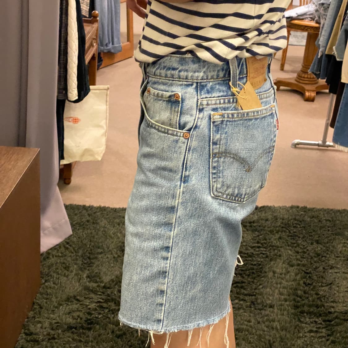 (30inch) 90s 빈티지 리바이스 데님 청 반바지 상품이미지2