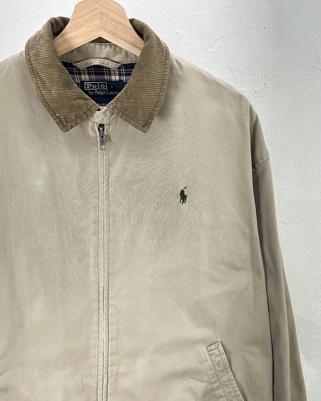 폴로 랄프로렌 베이지 코듀로이 스윙톱 카라 자켓 상품이미지3