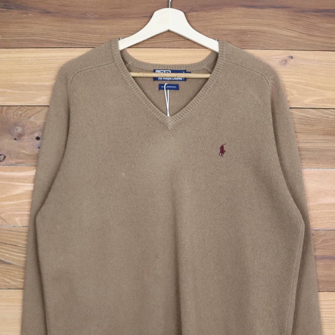 폴로 브이넥 램스울 니트   상품이미지2