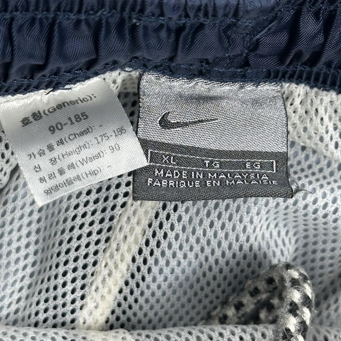 나이키 스우시 네이비 와이드 우븐팬츠 (XL) 상품이미지5