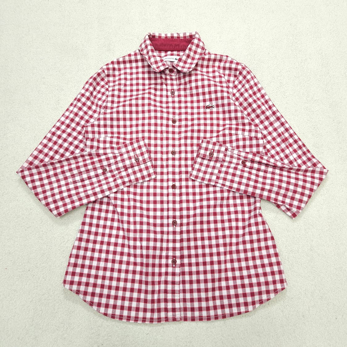 라코스테 체크 셔츠 34 상품이미지1
