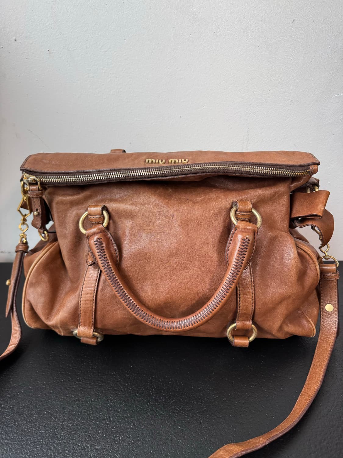 미우미우 비텔로 럭스 사첼 2way백(정품) 상품이미지1