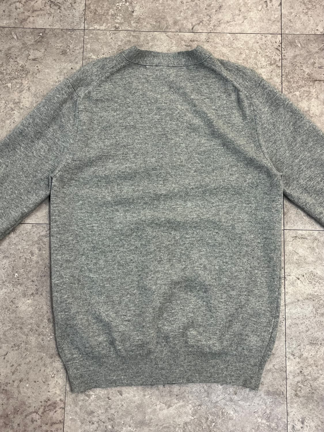 꼼데가르송 울 가디건 그레이 L #csz3423 상품이미지7