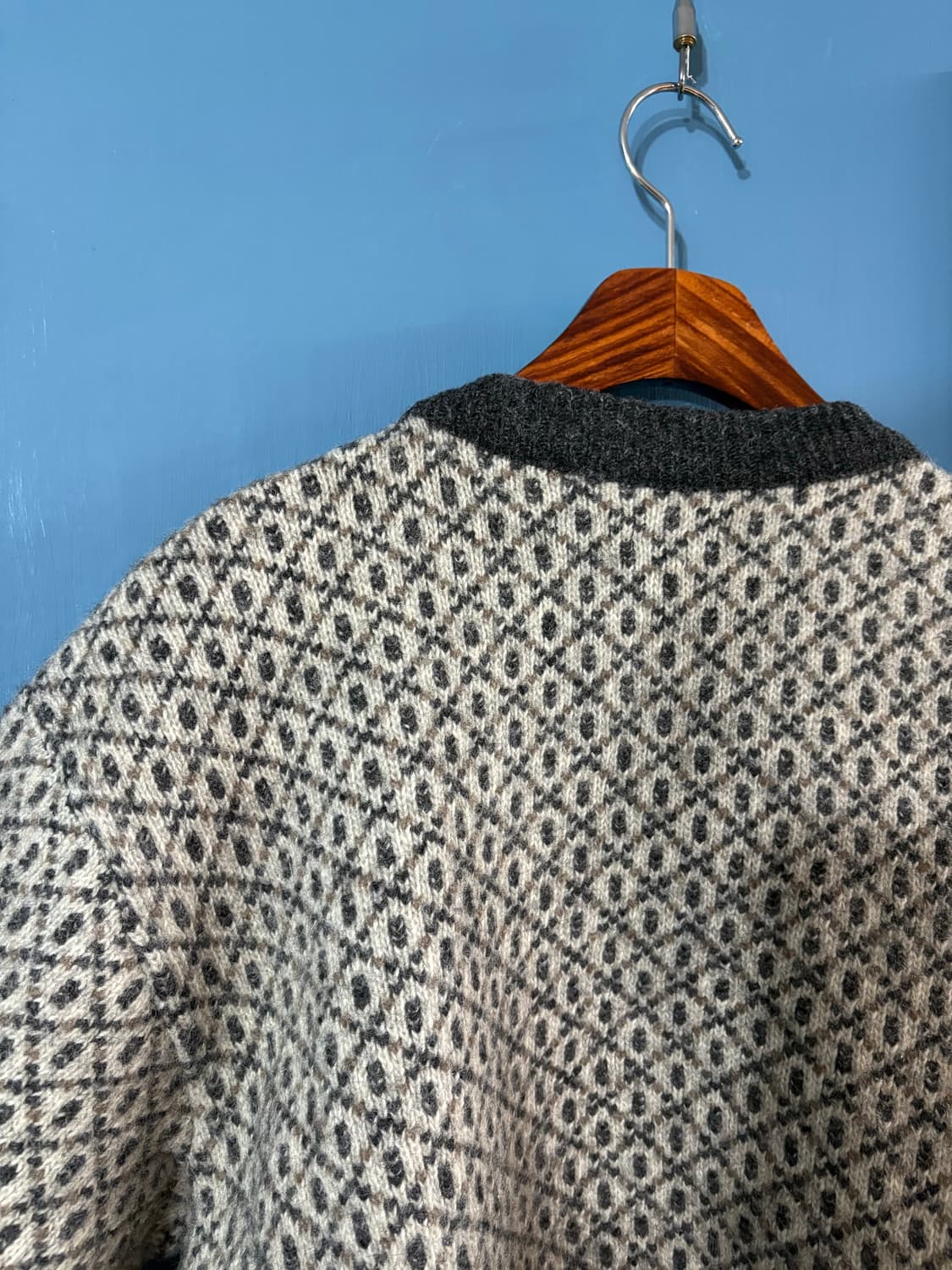 80’s LL Bean Norway birds eye Wool Knit 상품이미지7