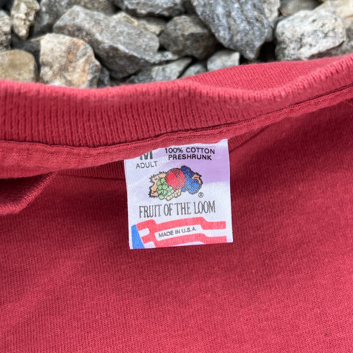 90s Fruit of the Loom(USA)빈티지 나염티 상품이미지3