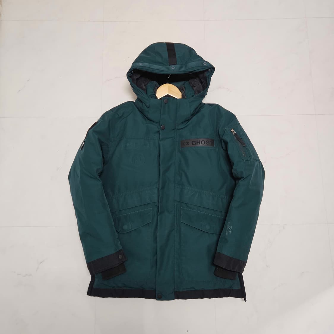 100) K2 고스트 고어 써미엄 구스다운 대장급패딩 (하자o) 상품이미지2