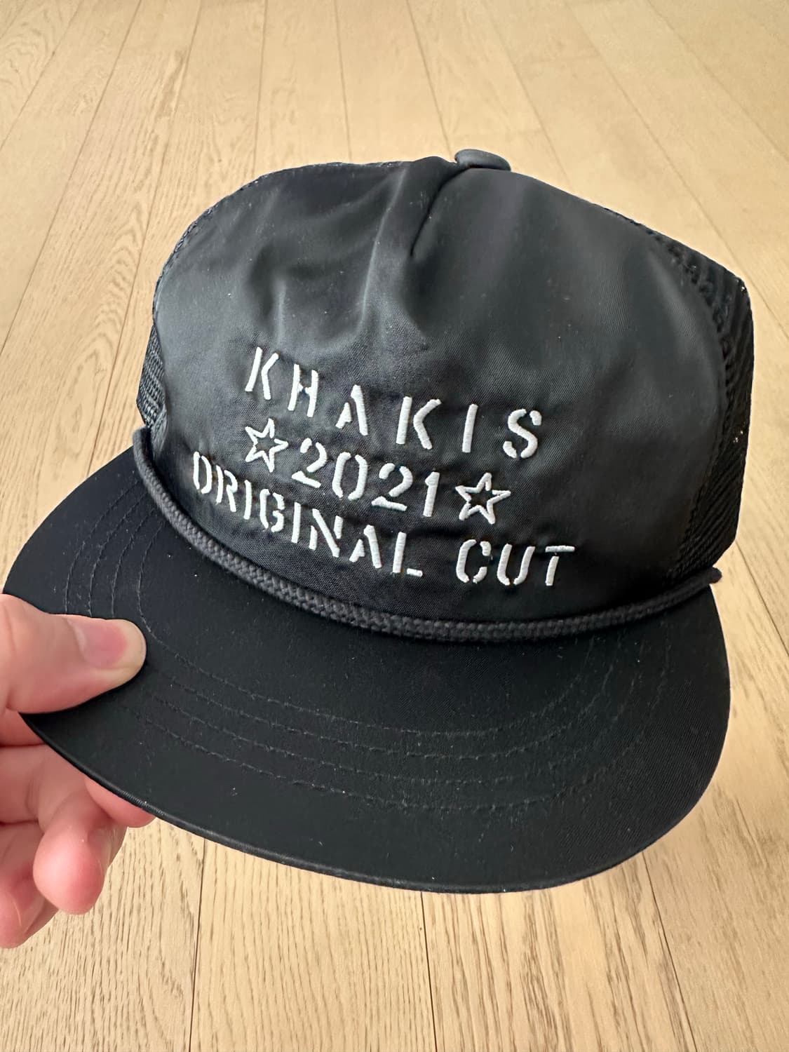 카키스 모자 매쉬캡(블랙) 상품이미지1