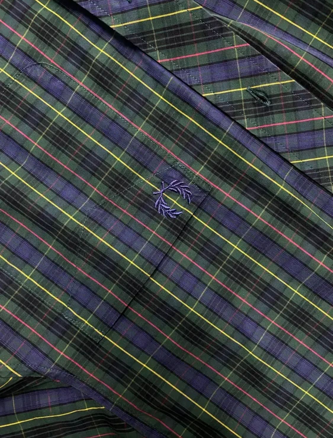 프레드페리 클래식 체크셔츠 S 상품이미지2