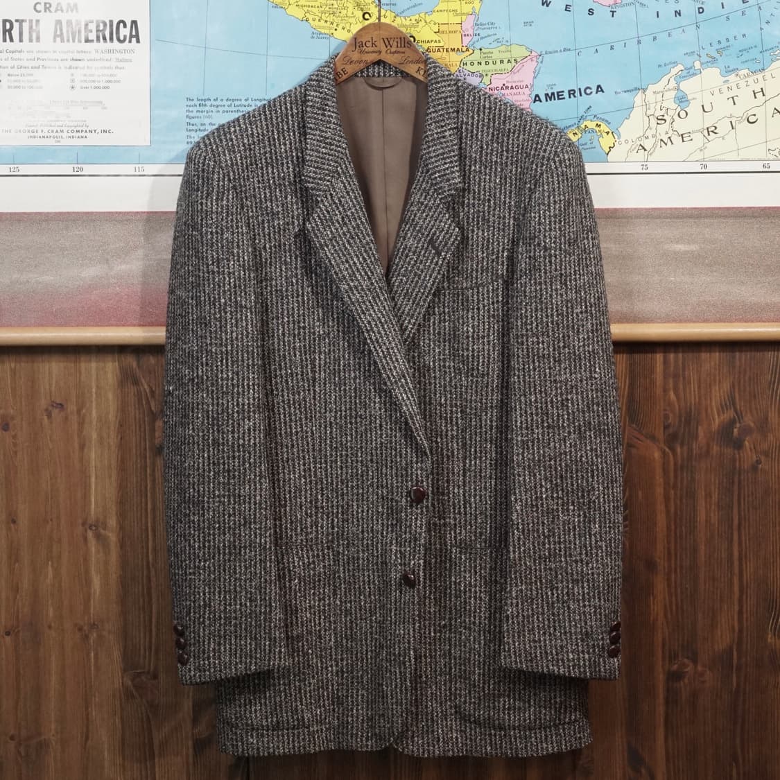 1990s 피에르가르뎅 윈드밀 네덜란드 트위드 자켓 상품이미지2