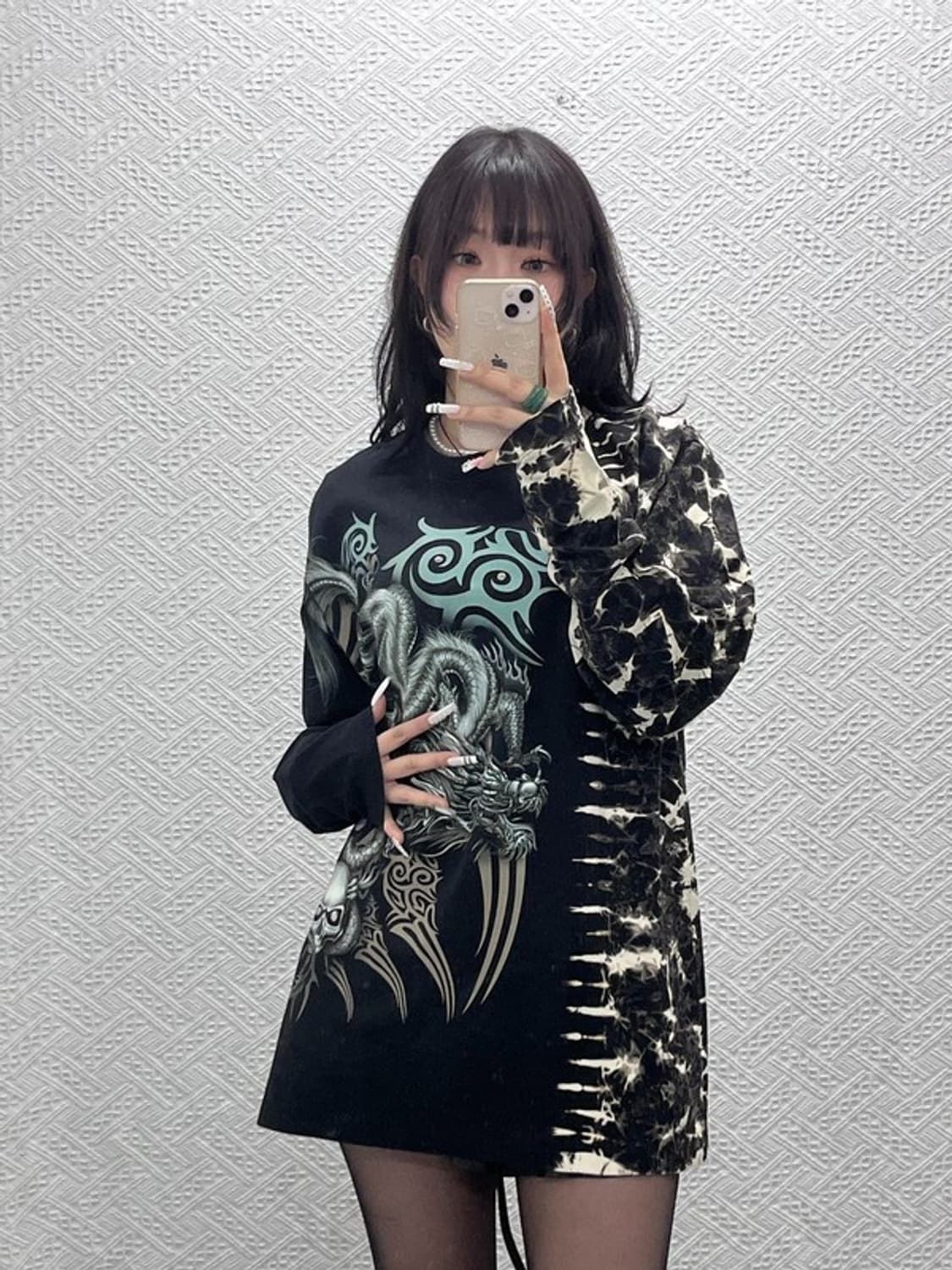 SURVIVORS 올드스쿨 펑크 고딕 롱슬리브 L C10957 상품이미지2