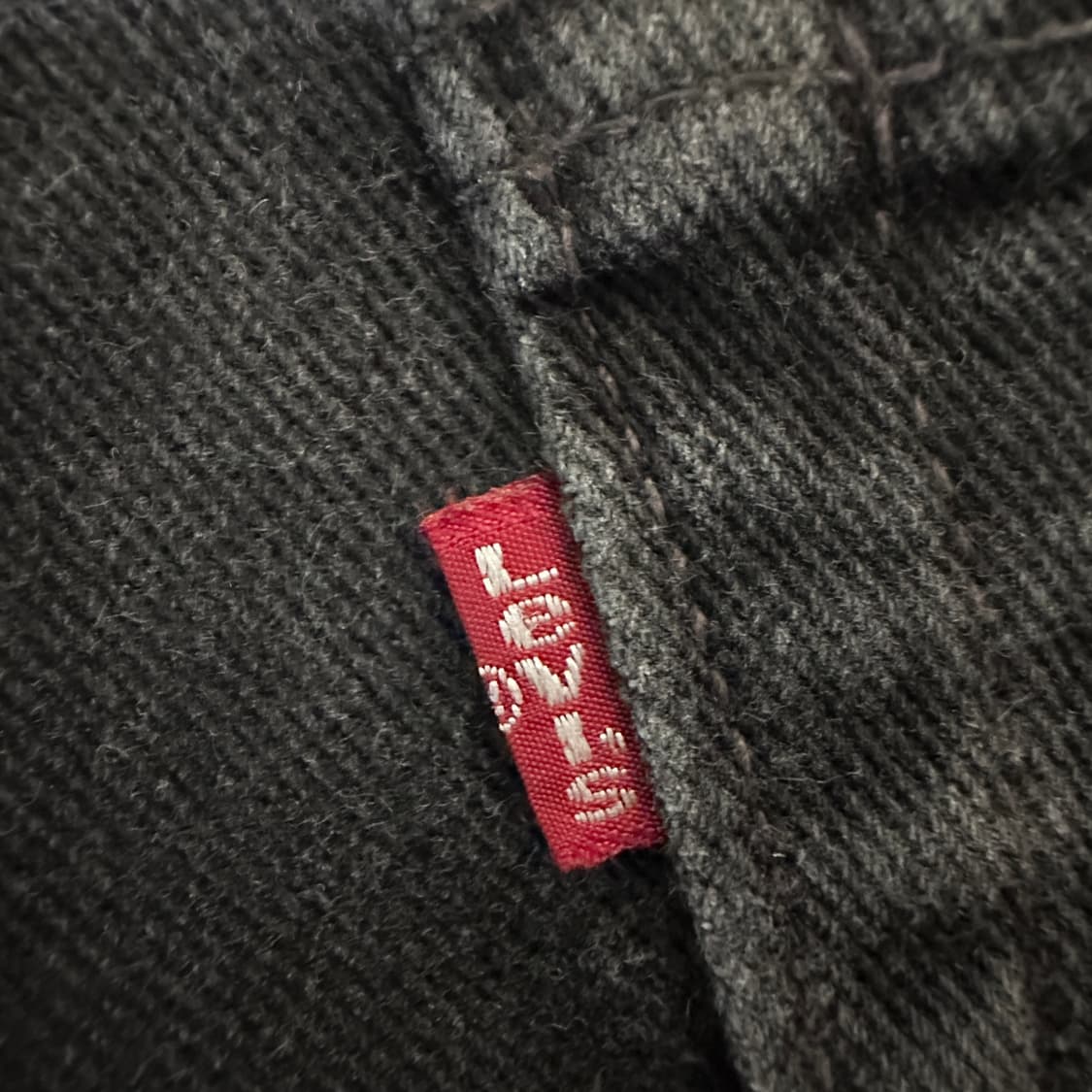 LEVI'S 550 00's usa made black jeans 상품이미지4