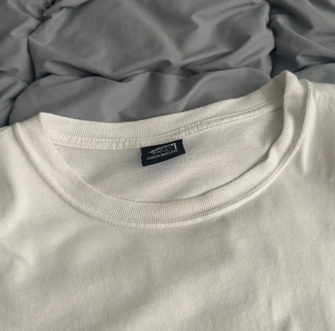 스투시 터프 기어 반팔 티셔츠 화이트 L 상품이미지5