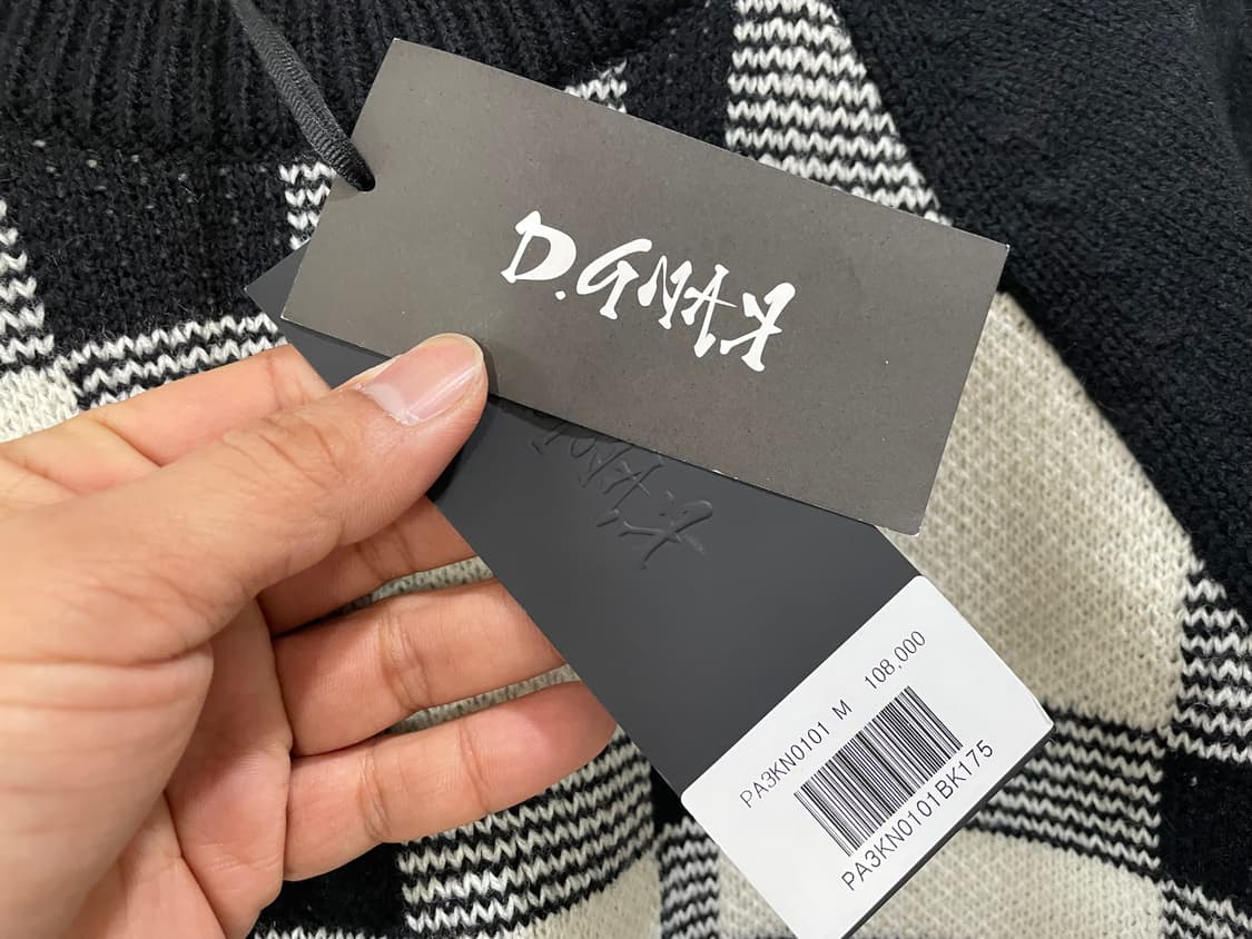 D'gnak, 디그낙 / 체크 니트, 남성 니트 / 105 상품이미지8