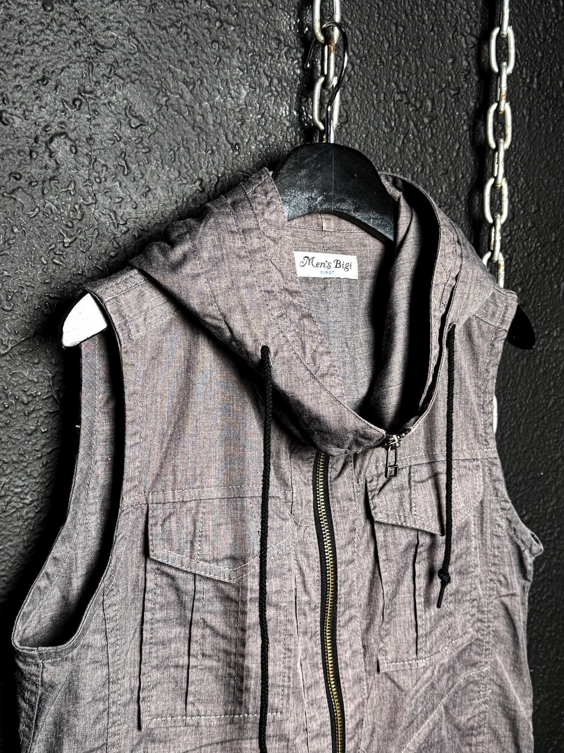 Men’s Bigi – Hooded Zip Vest 상품이미지7