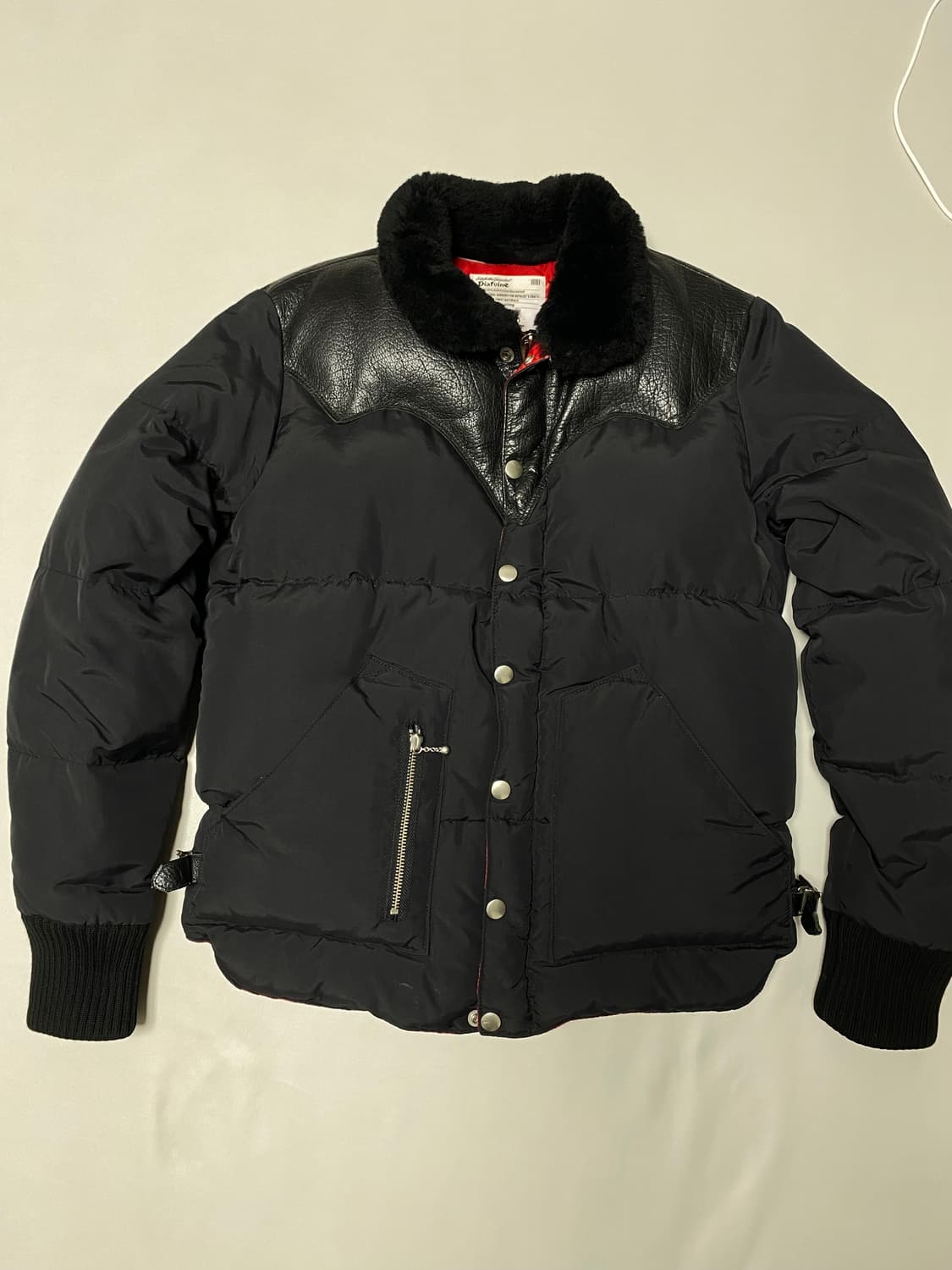 디아프바인 웨스턴 요크 레더패딩 S 상품이미지1