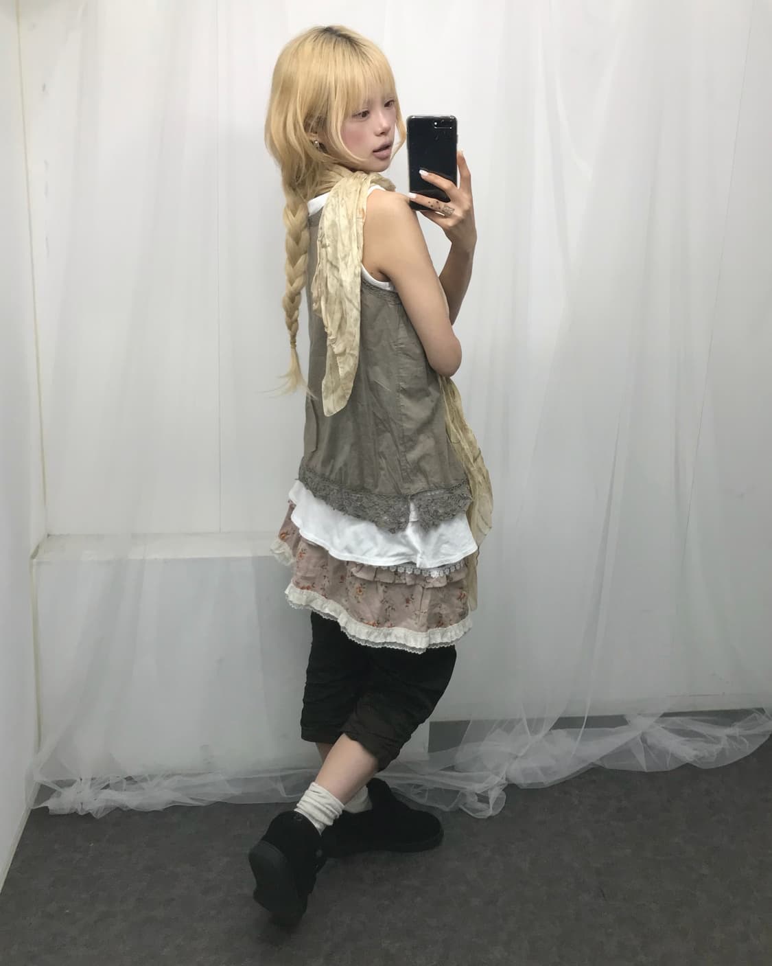 ✿뮤트 여름 소녀 카프리 하구미 코이세이오깔 코디set ✿ 상품이미지2