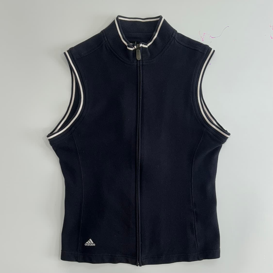 Adidas 아디다스 네이비 코튼 베스트 집업 상품이미지3