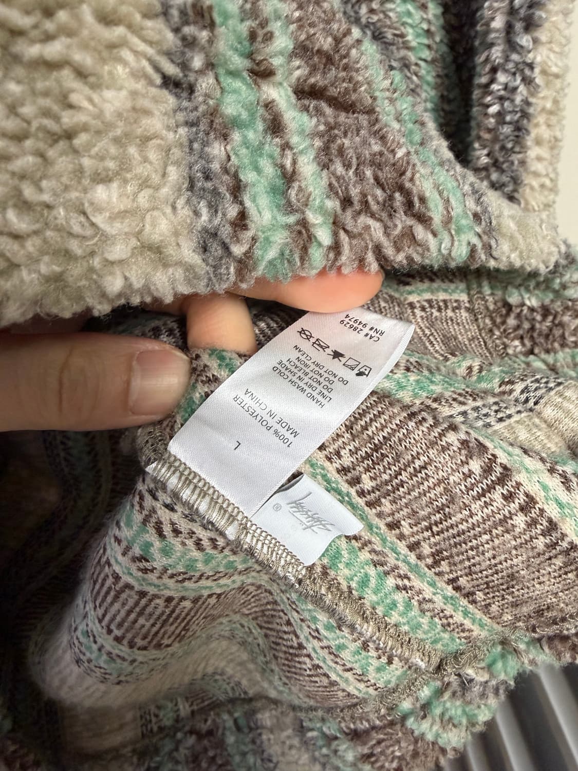 스투시 쉐르파 후드티 상품이미지3