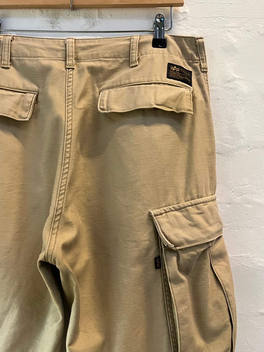 Alpha Industries 베이지 카고팬츠 M 상품이미지7