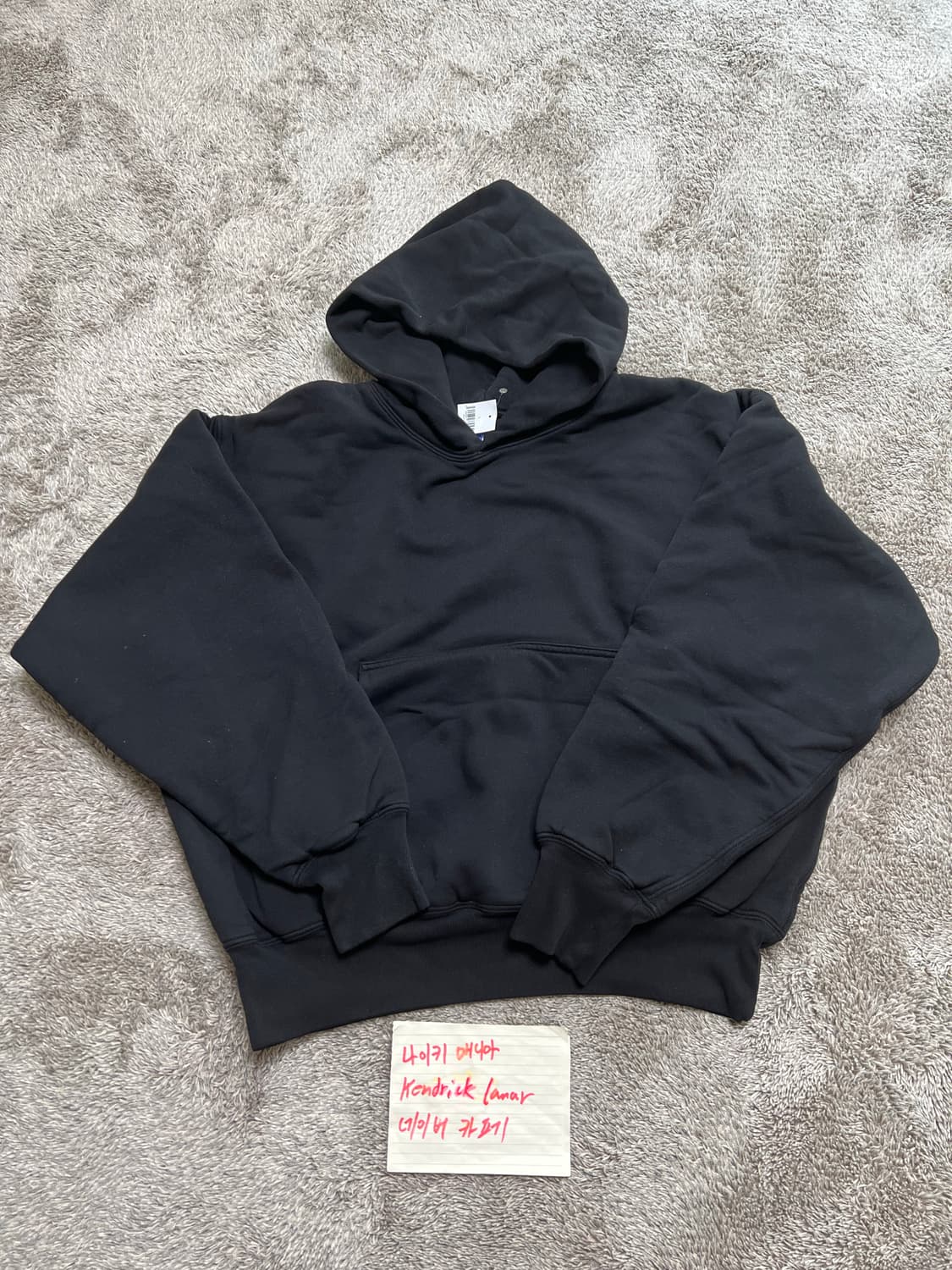 이지 갭 후드 블랙 라지 상품이미지1