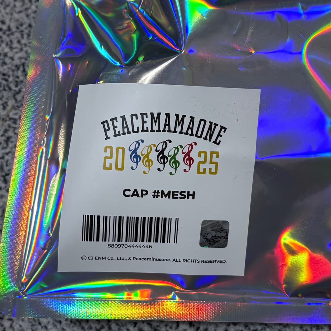 피스마이너스원 x MAMA 콜라보 코튼/메쉬 캡 상품이미지3