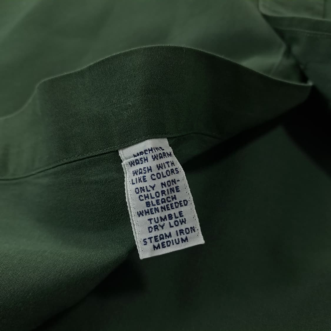 CK274 XL 폴로 90s 홍콩판 블레이크핏 포레스트 그린 셔츠 남방 상품이미지5