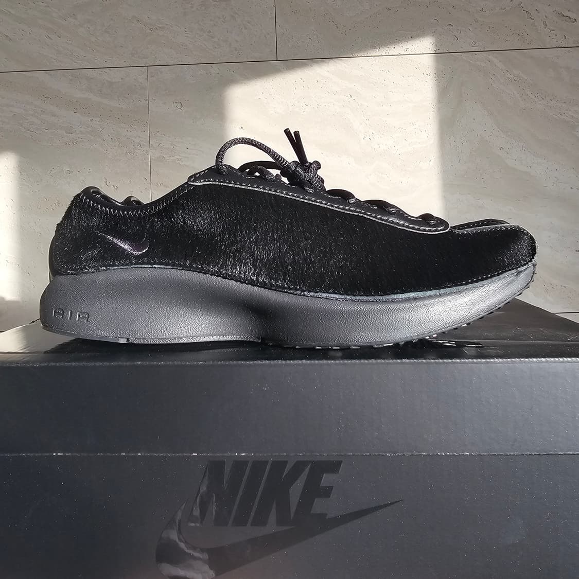 260 새제품) (W) 나이키 에어 슈퍼플라이 블랙 앤 오프 누아르 상품이미지5