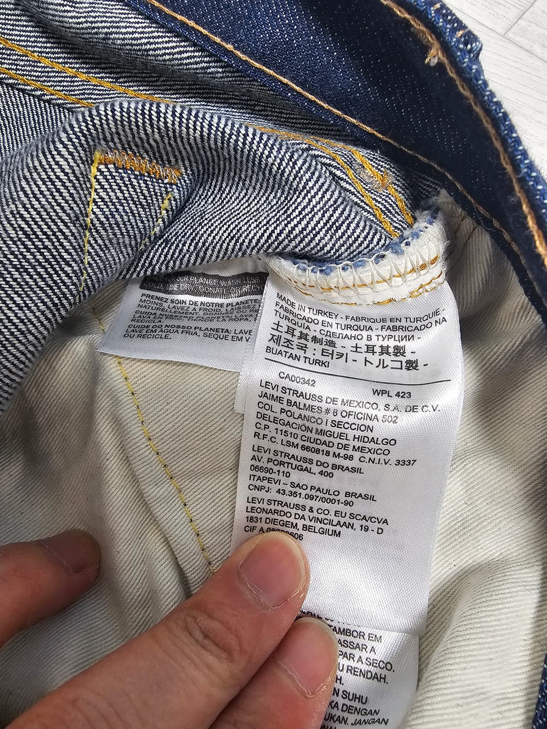 리바이스 lvx 66501 리지드 32 상품이미지4